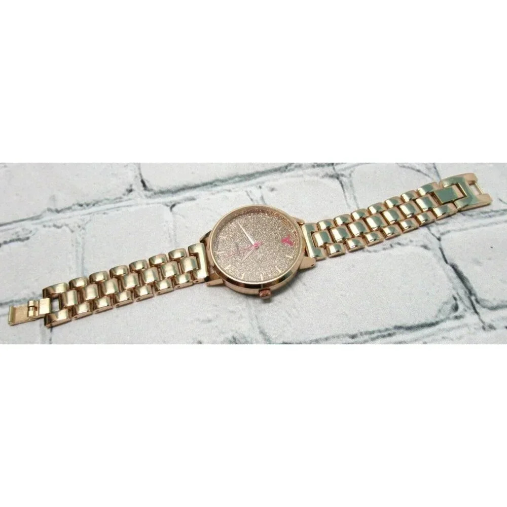 American Eagle Outfitters Rose Gold Tone Women's Watch Size 7 1/4" Needs Battery